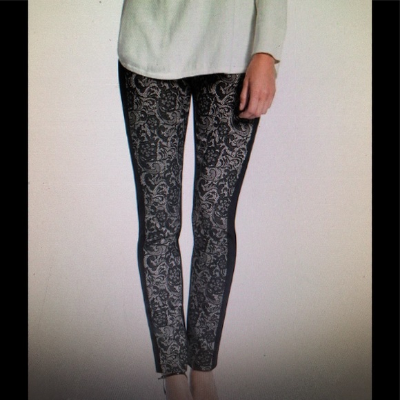 Chico's Pants - CHICO'S LACE SLIM LEG PANTS SIZE 00 or Misses 2.